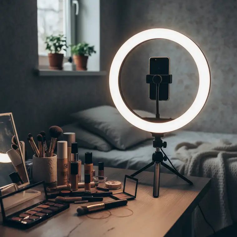 Czy Warto Kupić Ring Light 30 cm do Zdjęć Makijażu w Małym Mieszkaniu