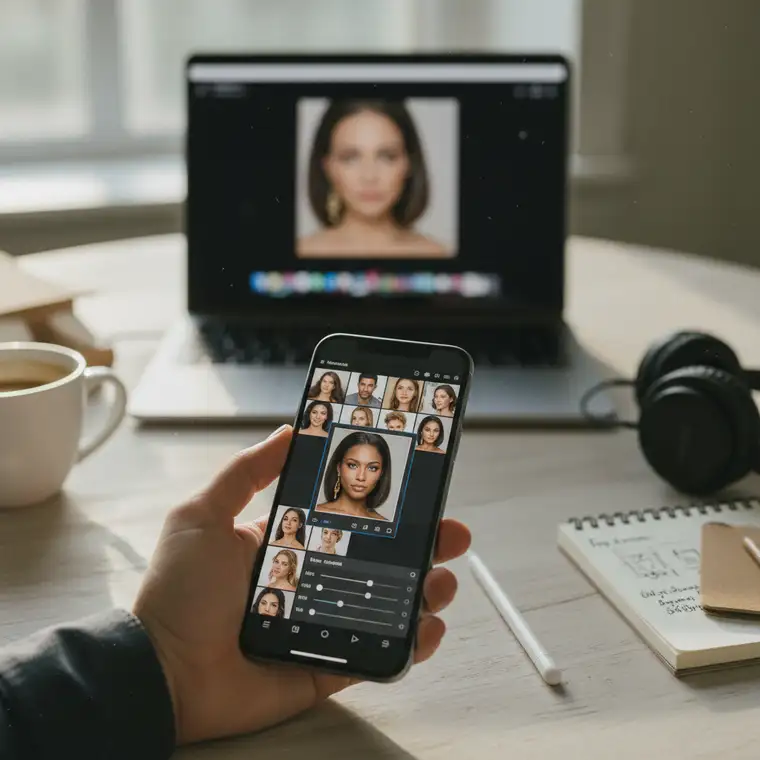 Ile czasu zajmie obróbka 20 zdjęć beauty w Lightroom Mobile dla początkujących