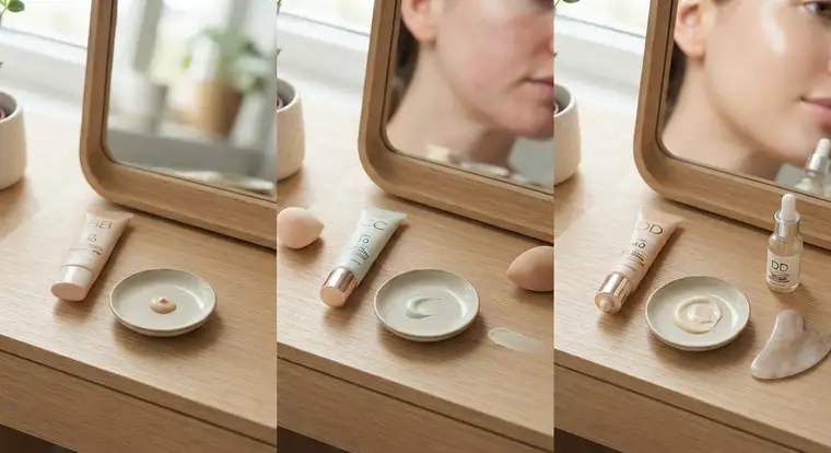Nakładanie kremu BB, CC i DD na twarz - naturalny efekt, korekcja kolorytu i codzienna pielęgnacja z filtrem SPF